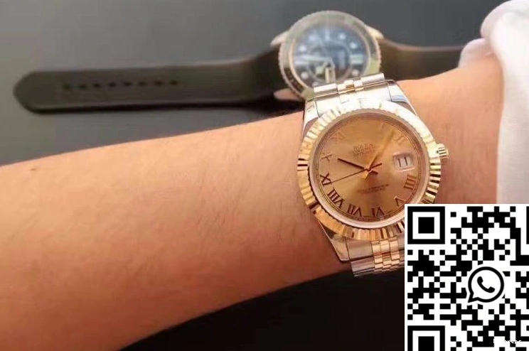 126333-007 Rolex Wrapped Dial Gold 41mm Datejust 0302